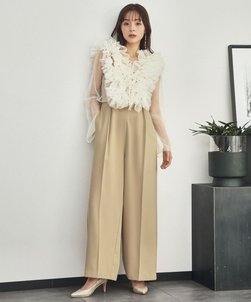 GIRL DRESS FOR NOW パーティードレス パンツドレス 3WAYチュール