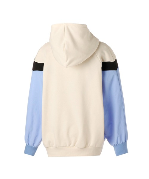 「PUMA」 プルオーバーパーカー LARGE ベージュ系その他 レディース_画像7