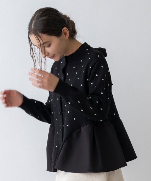 「Sono」 カーディガン 1 グレー レディース_画像8