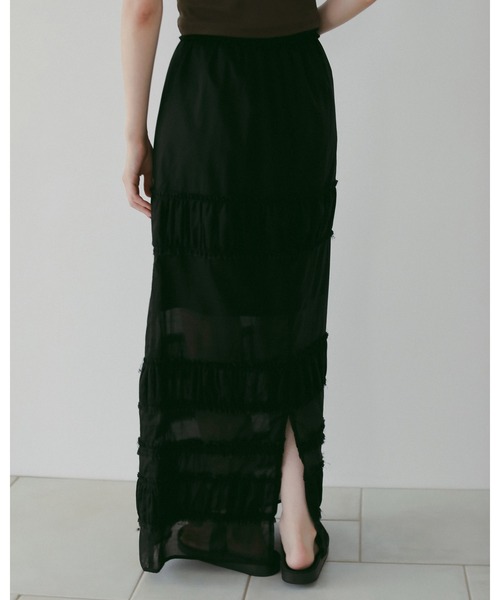 anuke（アンヌーク） スカート Tiered Pencil Skirt : ZOZOTOWN Yahoo
