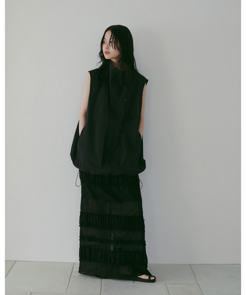 anuke（アンヌーク） スカート Tiered Pencil Skirt : ZOZOTOWN Yahoo