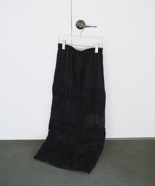 anuke（アンヌーク） スカート Tiered Pencil Skirt : ZOZOTOWN Yahoo