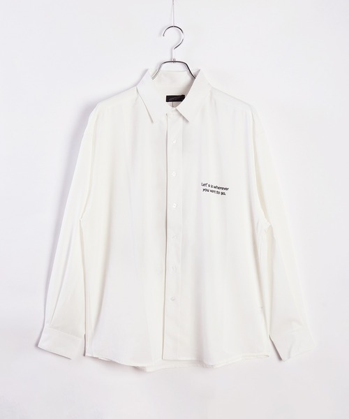「WESTSEA」 「Contribe」長袖シャツ L ブルー メンズ_画像2