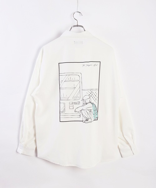 「WESTSEA」 「Contribe」長袖シャツ L ブルー メンズ_画像8