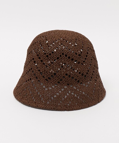 STONE  バケットハット 帽子　新品タグ付き　ダークブラウン BEAUTY＆YOUTH UNITED ARROWS 帽子 ハット 「La maison de Lyllis