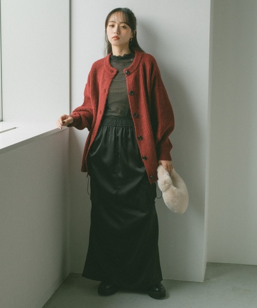 「VANNIE U」 ロングスカート S ネイビー レディース_画像5