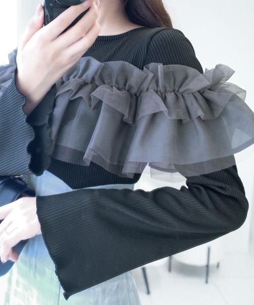 「mily bilet」 ドッキングワンピース X-LARGE アイボリー レディース_画像2