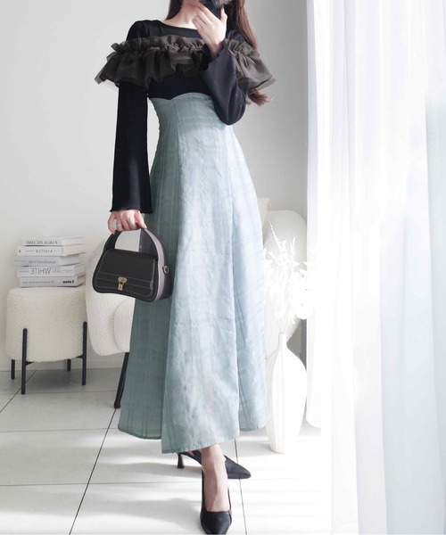 「mily bilet」 ドッキングワンピース X-LARGE アイボリー レディース_画像3