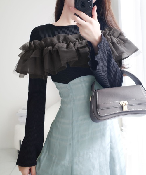 「mily bilet」 ドッキングワンピース X-LARGE アイボリー レディース_画像9