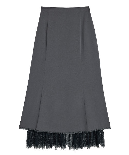 Ameri（アメリ） スカート 「 ZOZOTOWN限定 」 LACE LAYERED NARROW