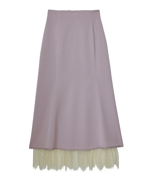 Ameri（アメリ） スカート 「 ZOZOTOWN限定 」 LACE LAYERED NARROW