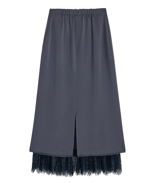 Ameri（アメリ） スカート 「 ZOZOTOWN限定 」 LACE LAYERED NARROW