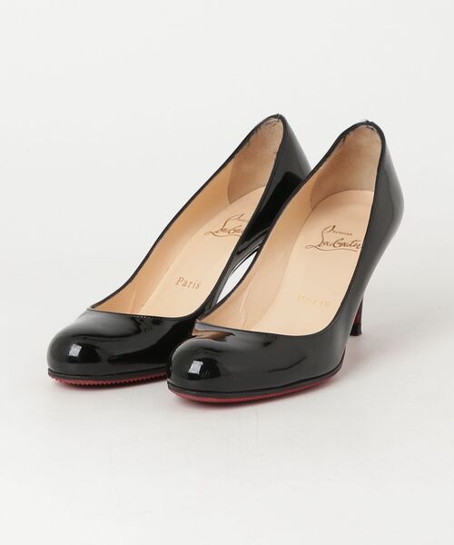 【美品】Christian louboutin パンプス 36 1/2 ブラック Christian Louboutin（クリスチャンルブタン） パンプス 36 ブラック