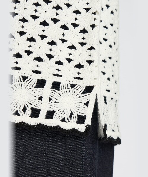 To b. by agnes ワンピース レース 刺繍 コットン ノースリーブ アニエスbワンピース、ブラウス、ボレロ3点セット