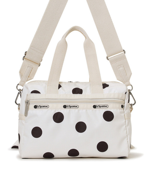 ショルダーバッグ バッグ LG BOW SM SATCHEL ノワールポルカドットスナイデル レディースの画像