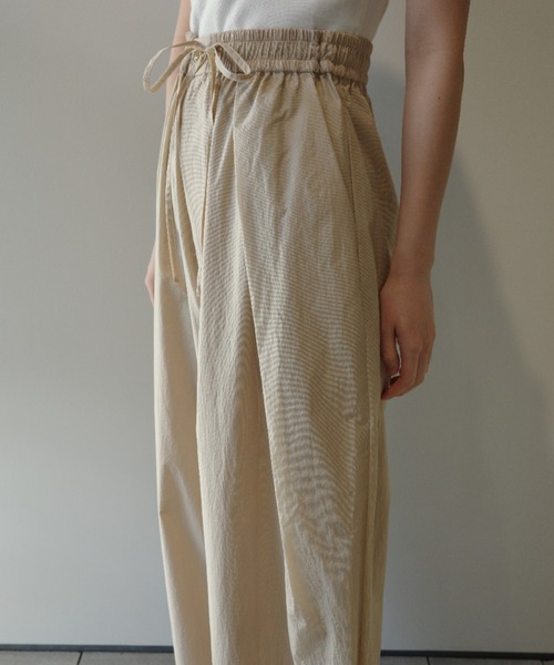 CLANE（クラネ） uvカット パンツ CLANE CRINKLED SHEER NYLON PANTS