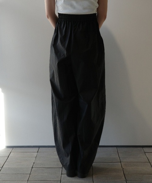 CLANE（クラネ） uvカット パンツ CLANE CRINKLED SHEER NYLON PANTS