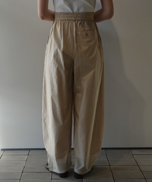 パンツ CLANE CLANE（クラネ） uvカット パンツ CLANE CRINKLED SHEER NYLON PANTS