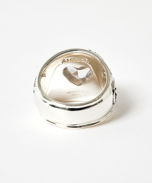 指輪 リング 「AMBUSH/アンブッシュ」HEART CLASS RING メンズの画像
