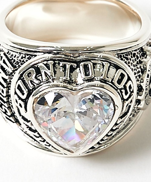 指輪 リング 「AMBUSH/アンブッシュ」HEART CLASS RING メンズの画像