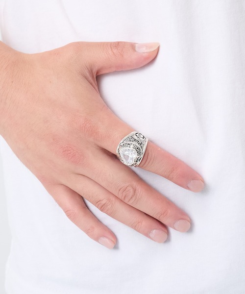 指輪 リング 「AMBUSH/アンブッシュ」HEART CLASS RING メンズの画像