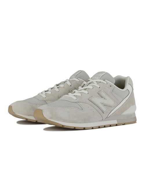 「New Balance」 ローカットスニーカー 24.5cm オフホワイト メンズ_画像2