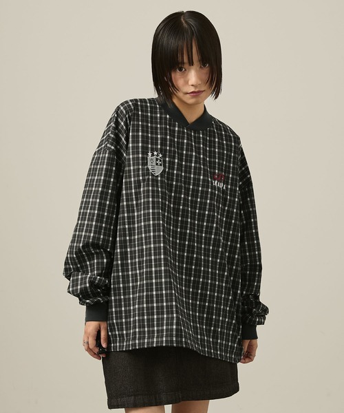 「Snap club」 長袖カットソー L グリーン レディース_画像5