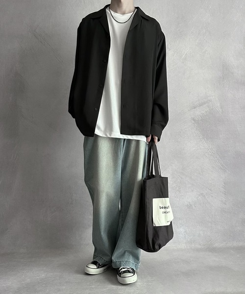 「SERACE」 デニムパンツ M サックスブルー メンズ_画像5