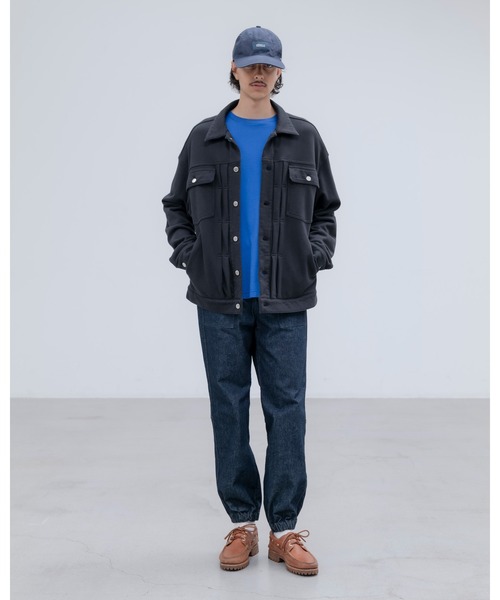 uniform experiment ブルゾン アウター SWEAT TRUCKER JACKET メンズ