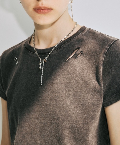 JOSE MOON（ジョゼムーン） tシャツ 半袖 DAMAGE TSHIRT MINI/ダメージ