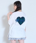 tシャツ 「LTXC/綿100%」バックハート...の詳細画像1