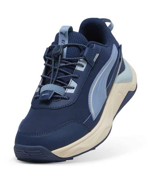 Puma ネイビー スニーカー PUMA（プーマ） スニーカー キッズ エボルブ 2.0 トレイル PTX ロウ