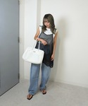ジーンズ デニム デニムパンツ 「ゆるい曲線が...の詳細画像4