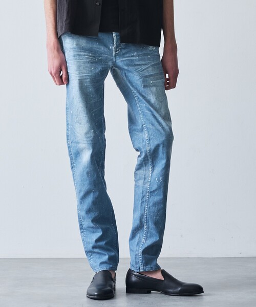 5351 POUR LES HOMMES スキニーデニムパンツ 44 グレー メンズ