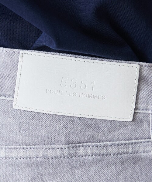 5351 POUR LES HOMMES スキニーデニムパンツ 44 グレー メンズ