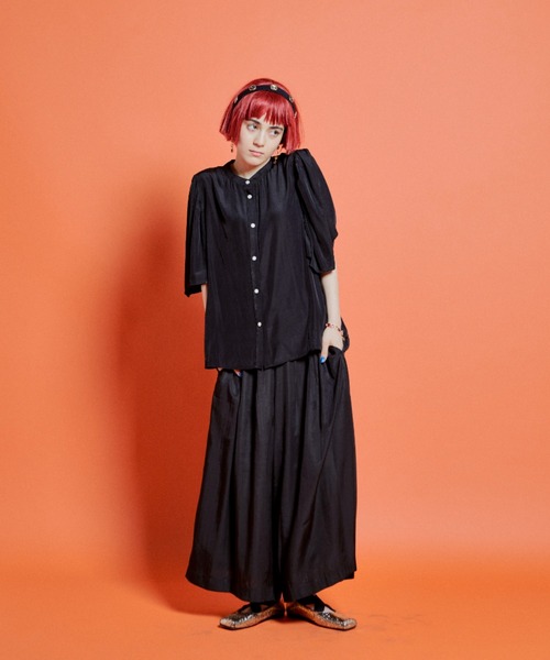 「manana suerte」 イージーパンツ FREE グレー レディース_画像2