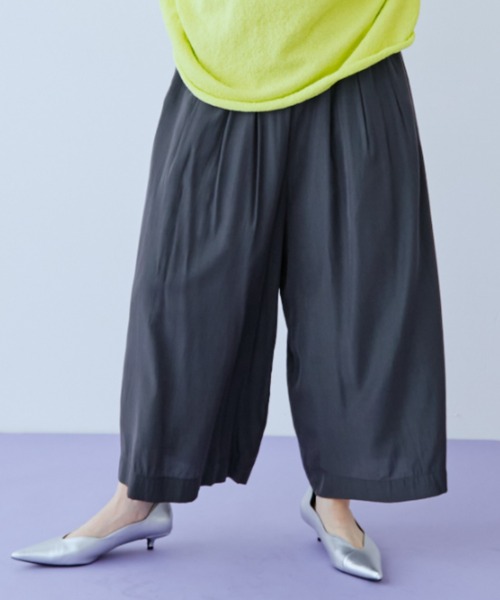 「manana suerte」 イージーパンツ FREE グレー レディース_画像8