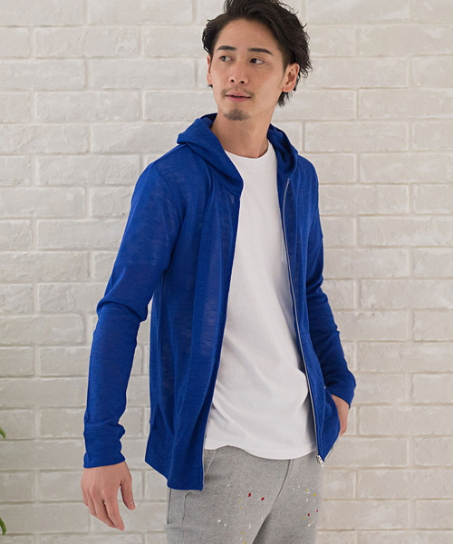Vicci（ビッチ） パーカー 「vicci/ヴィッチ」薄手ニット サマーカラー