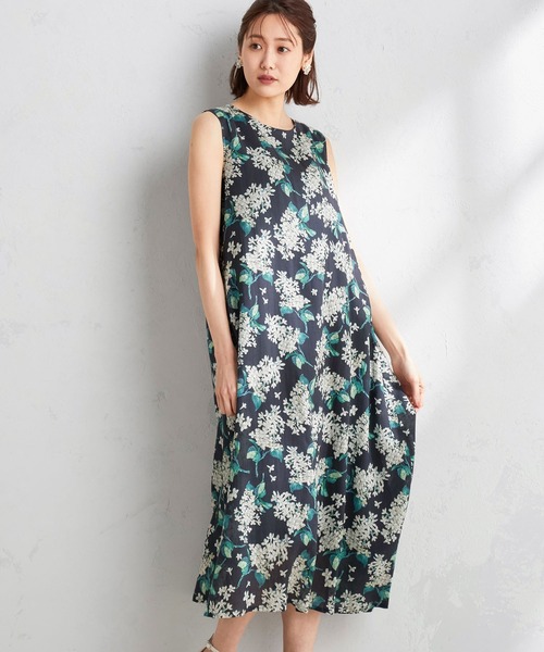 値頃 ワンピース チュニック ワンピース リバティプリントワンピース Fishhistopathology Com