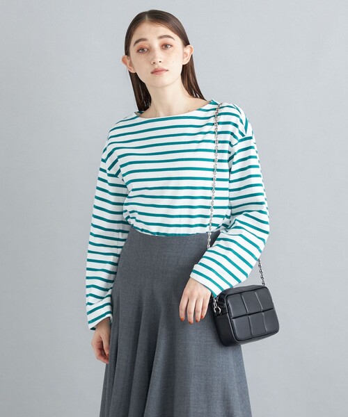 SHIPS（シップス） tシャツ 「手洗い可能」マリンボーダープルオーバー 