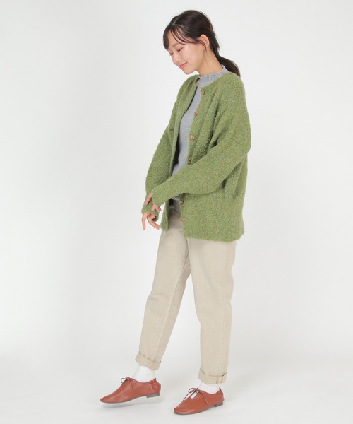 LBC カーディガン リサイクルモコモコ2WAYカーディガン