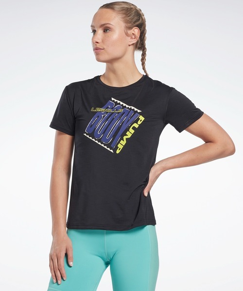 Reebok tシャツ レズミルズR ボディ パンプR アクティブチル