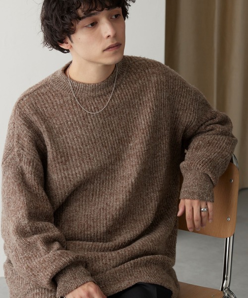 MONO-MART（モノマート） セーター ニット モヘアライクシャギービッグ