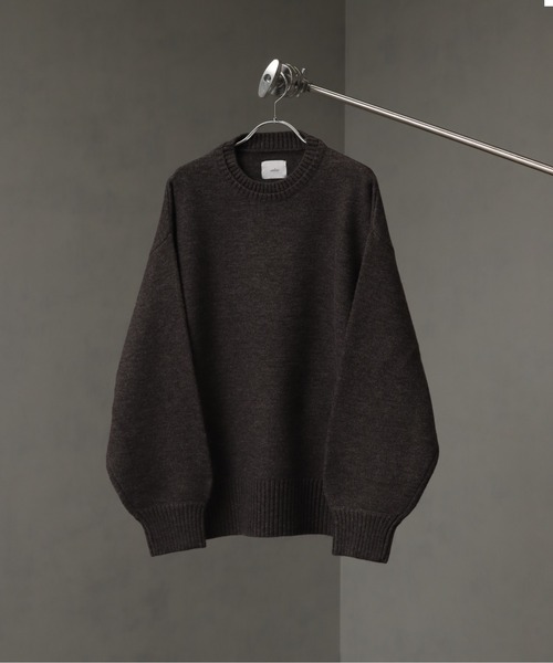 【NOBLE】2WAY ネックニット カタログ掲載品】【ウォッシャブル】ダブルタートルネックプル