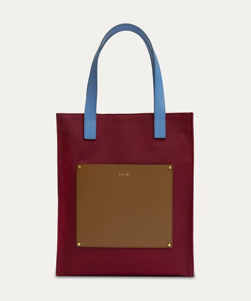 CULLNI（クルニ） トートバッグ Leather Pocket Canvas Tote メンズ