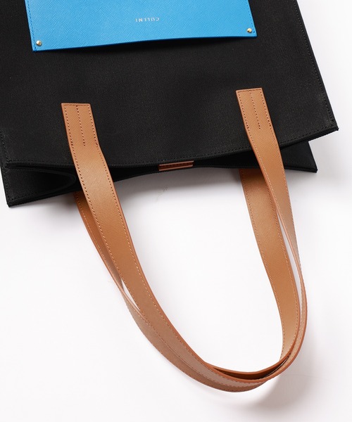 CULLNI（クルニ） トートバッグ Leather Pocket Canvas Tote メンズ