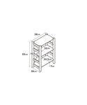 家具 パイン材ユニットシェルフ奥行25cmタイ...の詳細画像3