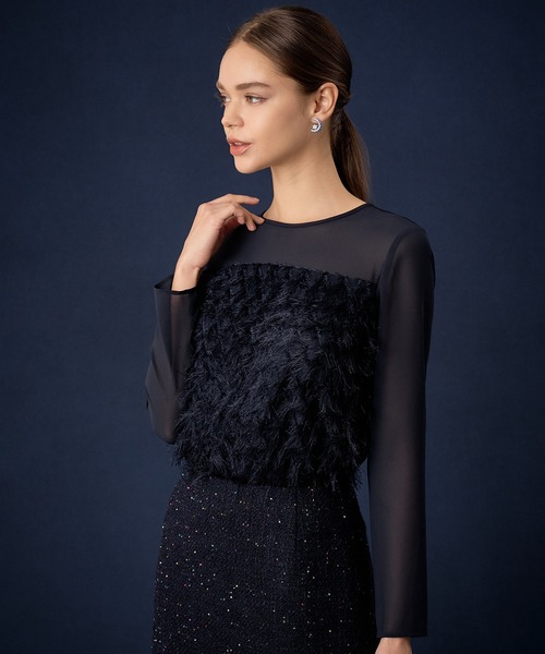 ANAYI❤︎カットジャガード ブラウス ANAYI ブラウス シャツ カットジャガード レディース : ZOZOTOWN