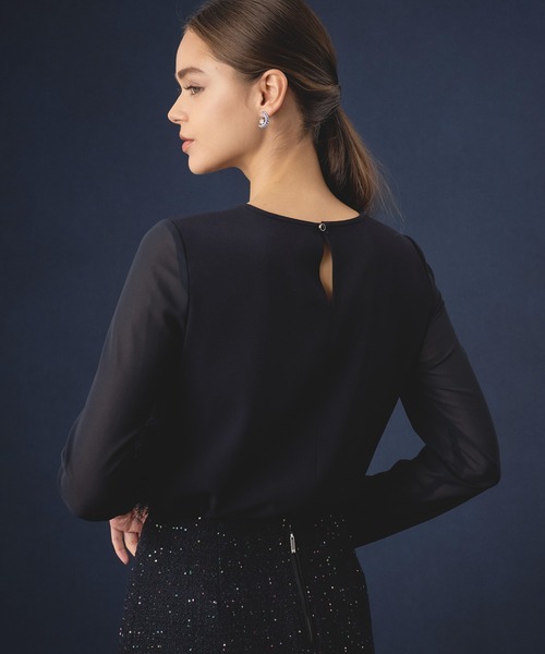 ANAYI❤︎カットジャガード ブラウス ANAYI ブラウス シャツ カットジャガード レディース : ZOZOTOWN