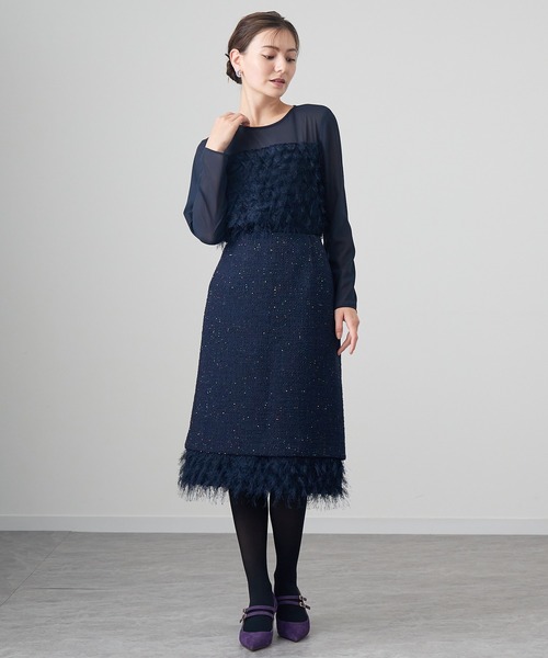 ANAYI ブラウス シャツ カットジャガード レディース : ZOZOTOWN